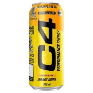 C4 Performance Energy Pineapple Head Energy Drink 500ML  PM £1.59  500MLx 12