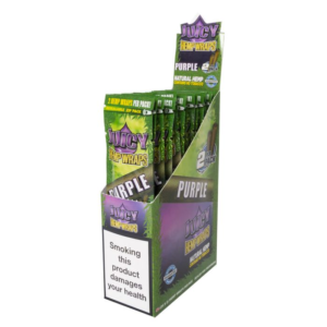 JUICY JAYS HEMP WRAPS PURPLE 2’S  1×  25P