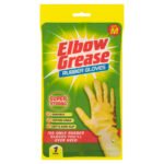 ELBOW GREASE SUPER STRONG RUBBER GLOVES  MEDIUM 18PK X 1