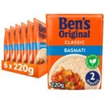 Bens Original Basmati Microwave Rice 220g × 6 × 1