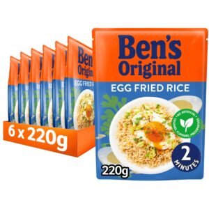 Bens Original Egg Fried Microwave Rice  220g × 6 × 1