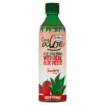 Grace Say Aloe Vera Drink Strawberry Flavour 500ml × 12 × 1