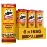 Pringles Burger King Chicken Royale Sharing Crisps  PMP £2 165g×6×1