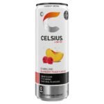 Celsius Energy Drink, Sparkling Raspberry Peach PMP £1.50 355ml × 12 ×1