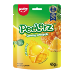 Amos Peelerz Gummy Pineapple Peg Bag Pack12x65g