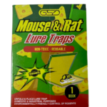 GSD MOUSE & RAT GLUE LURE TRAPS  20PK X 1