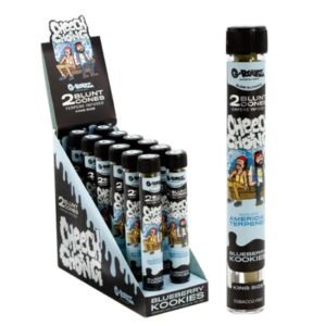 G ROLLZ TERPENE BLUNT CONES  CHEECH & CHONG BLUEBERRY KOOKIES 2PK x 12 x 1