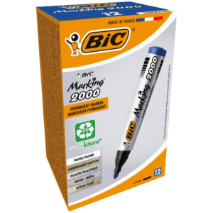 BIC BLUE MARKERS 12PK X 1
