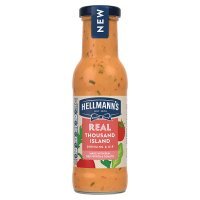 Hellmann's Real Thousand Island Salad Dressing & Dip 250ml Case of 6 x 250ml