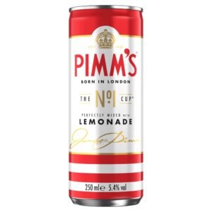 Pimm's No. 1 and Lemonade Ready Premix 5.4% vol  Can PMP £2.25 250ml × 12 × 1