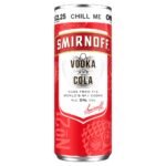 Smirnoff No. 21 Vodka and Cola 5% vol  Premix 250ml  PMP £2.25 250ml × 12 × 1