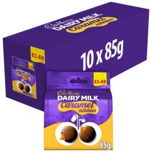 Cadbury Dairy Milk Caramel Nibbles Chocolate PMP £1.69 Bag 85 g 985g × 10 × 1