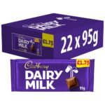Cadbury Dairy Milk Chocolate 95g 95g × 22 × 1