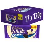 Cadbury Oreo White Chocolate 120g 120g × 17 × 1