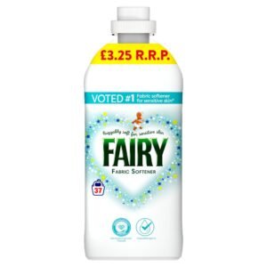 Fairy Fabric Softener, 37 Washes PMP £3.25 1.14Ltr × 8 × 1