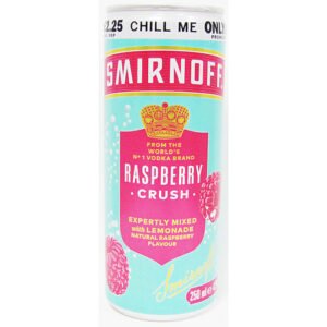 Smirnoff Raspberry Crush PM £2.25 250ml × 12 × 1