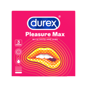 DUREX CONDOMS PLEASURE MAX 3’S X 24PK
