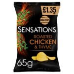 Walkers Sensations Chicken & Thyme Sharing Crisps 65g PMP RRP £1.35 65g × 18 × 1