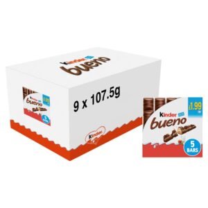 Kinder 5 Bueno Milk & Hazelnut 107.5g 107.5g × 9 × 1