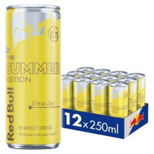 Red Bull Summer Edition Citrus Zest Energy Drink PM £1.75 250ml × 12 × 1
