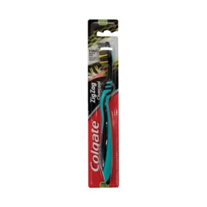 COLGATE TOOTHBRUSH ZIG ZAG CHARCOAL MEDIUM 12PK x 1