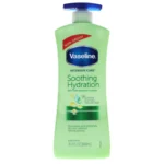 Vaseline  Body Lotion Soothing Hydration With Pump 600ml × 3 ×1