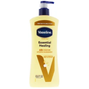Vaseline Body Lotion Essential Healing With Pump 600ML × 6 × 1