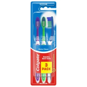 Colgate Extra Clean Medium Toothbrush 6 x 3Pk x1