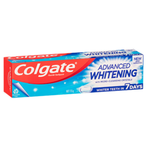 COLGATE ADVANCED WHITENING TOOTHPASTE 100ml X12 X 1