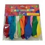 PLAIN -PARTY BALLOONS  – 12PK