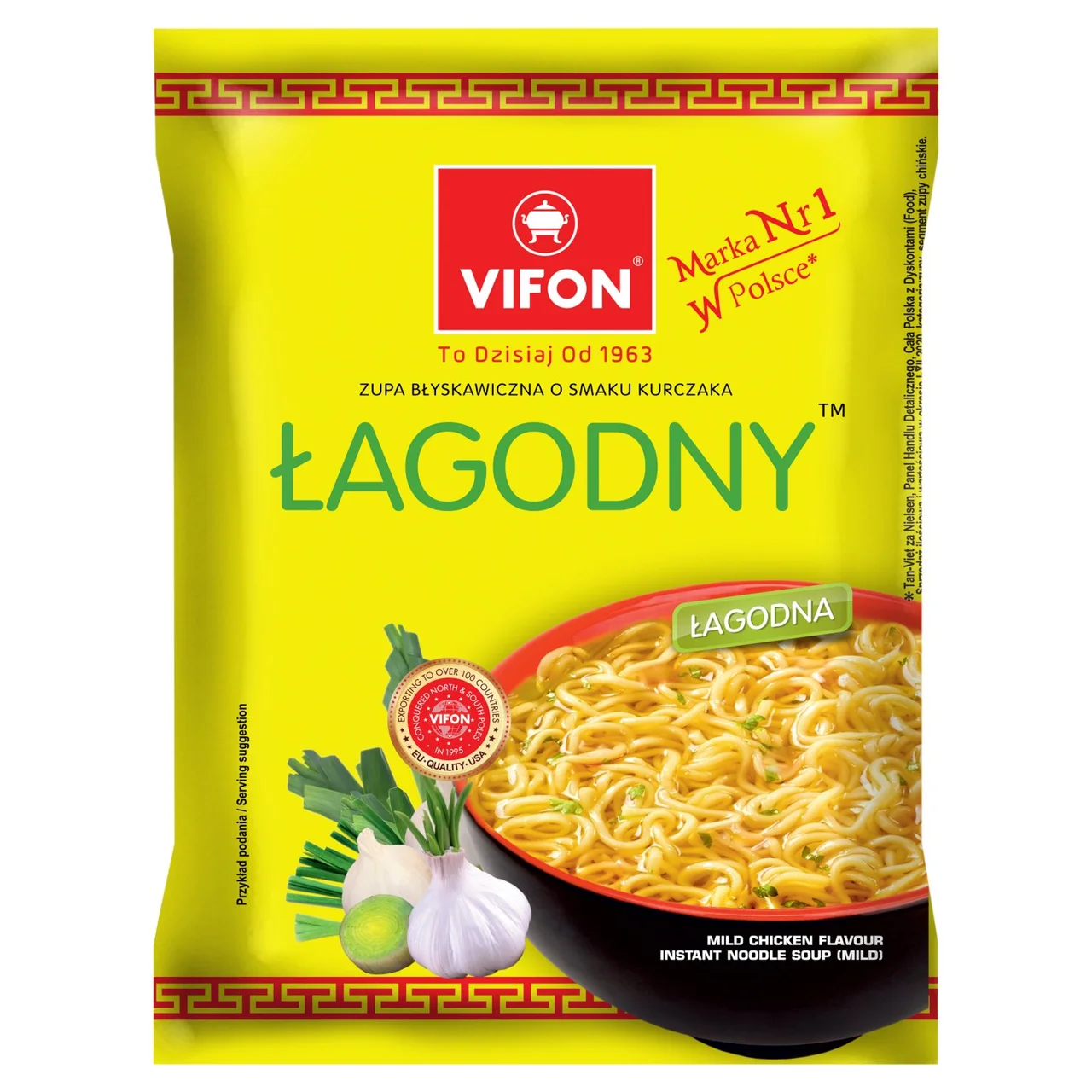 1280x1280 Vifon Instant Noodles Mild Chicken 24X70G - Image 1