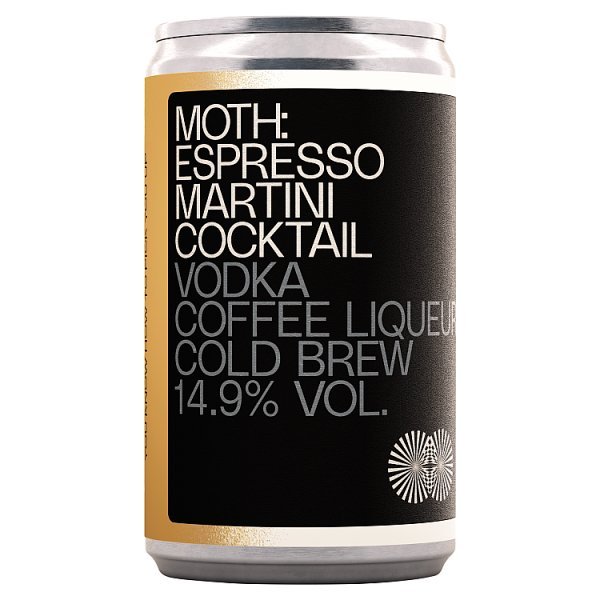 25cc35fd-88d5-493e-8551-cc86fdc64e3b Moth Espresso Martini Cocktail 125mlx12x1 - Image 1