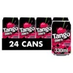Tango Zero'D Cherry Sugar Free 330ml Case of 24 x 330ml