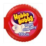 Hubba Bubba Chewing Gum Tape Strawberry 56g Pk × 12 × 15