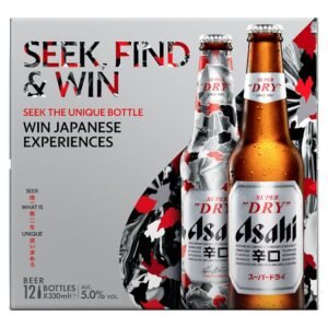 Asahi Super Dry Beer 330ml x 12