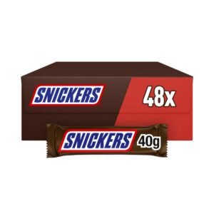 Snickers Peanut & Caramel Chocolate Bar 40g 40g × 48 × 1