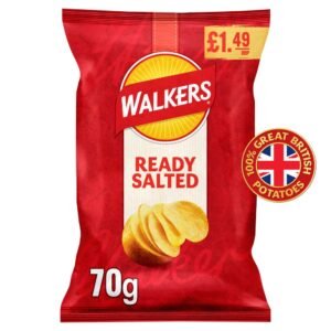 Walkers Ready Salted Sharing Crisps 70g PMP £1.49 RRP 70g × 18 × 1