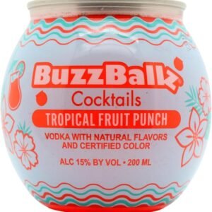 Buzzballz Cocktails Tropical Punch  200ml  15% ABV 24 x 20cl