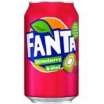 Fanta Strawberry And Kiwi Sparkling Taste 330Ml 24