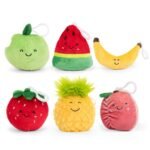 LITTLE Living Nature Clips Fruit Plush Keyrings Age Range 12 Months + 6.50 x 12.00 x 7.00 cm