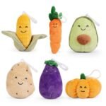 LITTLE Living Nature Clips Vegetable Plush Keyrings Age Range  12 Months + 10.00 x 7.50 x 7.00 cm