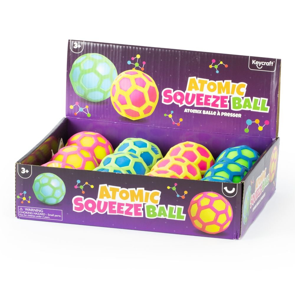 mediumNV620_5 Atomic Squeeze Ball Age Range 3 Years + Item Dimensions 7.00 x 7.00 x 7.00 cm - Image 1
