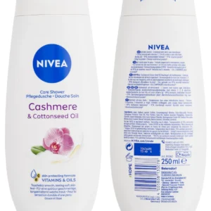 NIVEA SHOWER CREAM CASHMERE & COTTON SEED  6 x 250ML