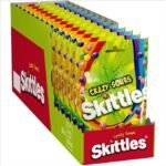 Skittles Vegan Crazy Sour Fruit Flavoured Treat Bag PMP 45g × 36 × 1